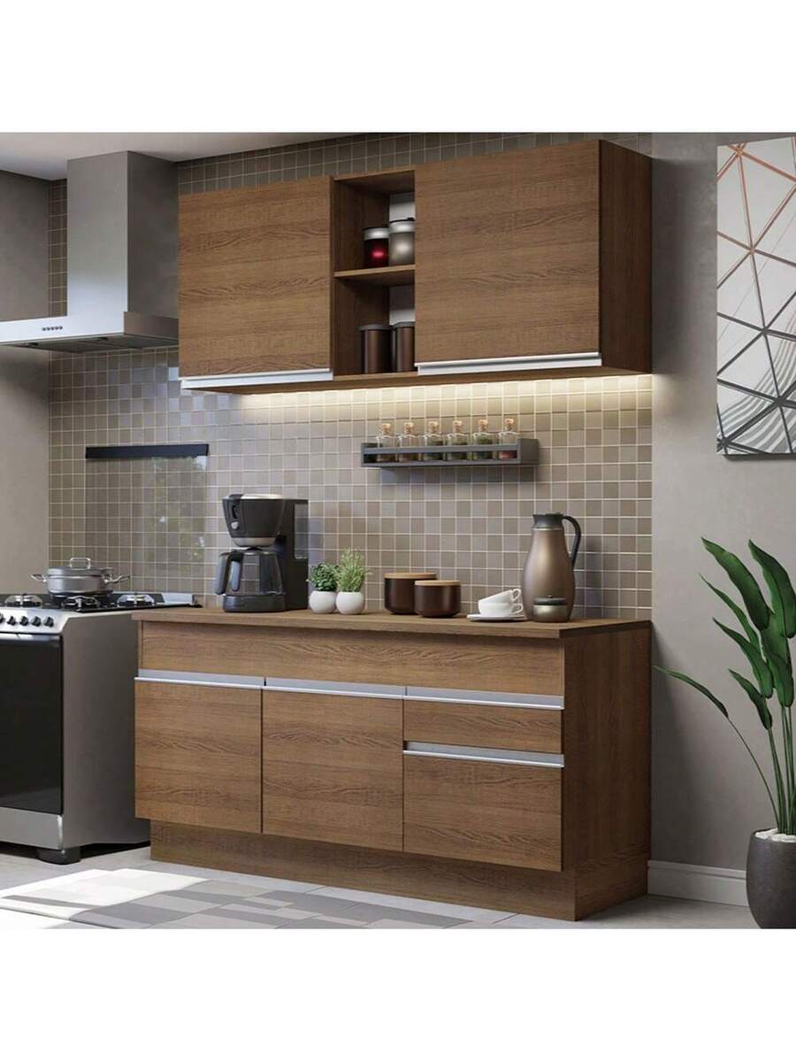 Cocina Integral Completa Modular Madesa Glamy 150cm