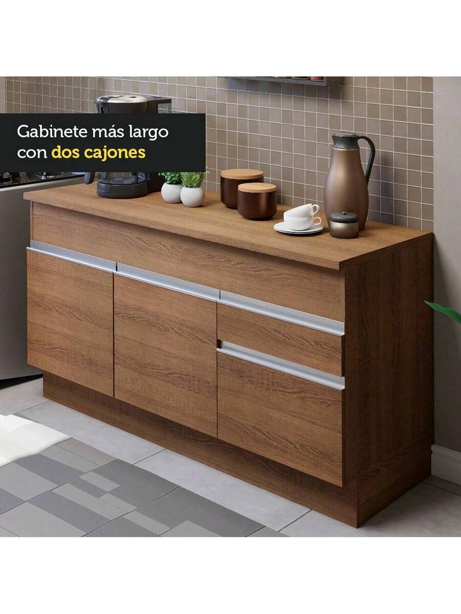 Cocina Integral Completa Modular Madesa Glamy 150cm