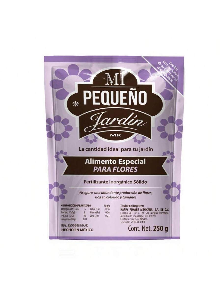 Especial para Flores 250 g | Floral Concentrado | Cuidado de Rosas y Plantas