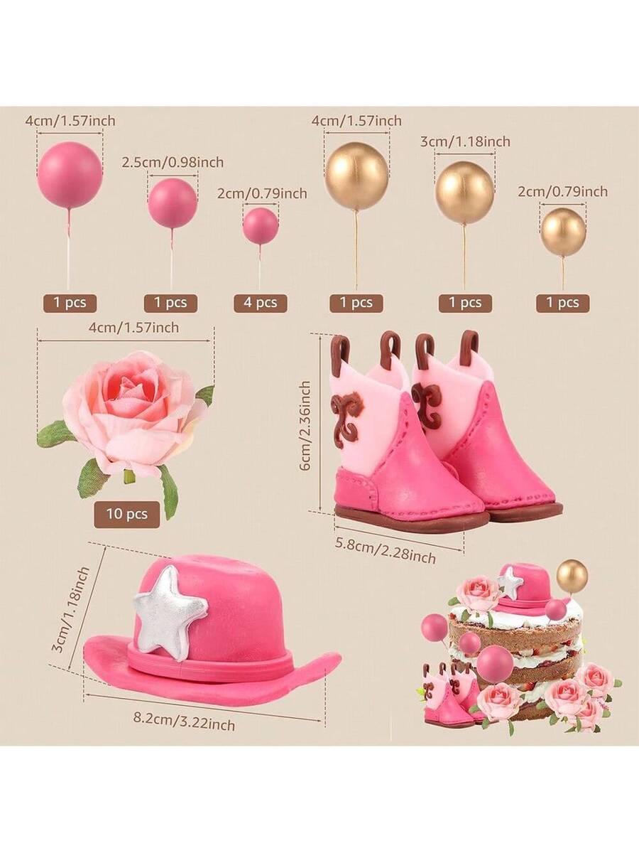 6 Piezas De Decoración