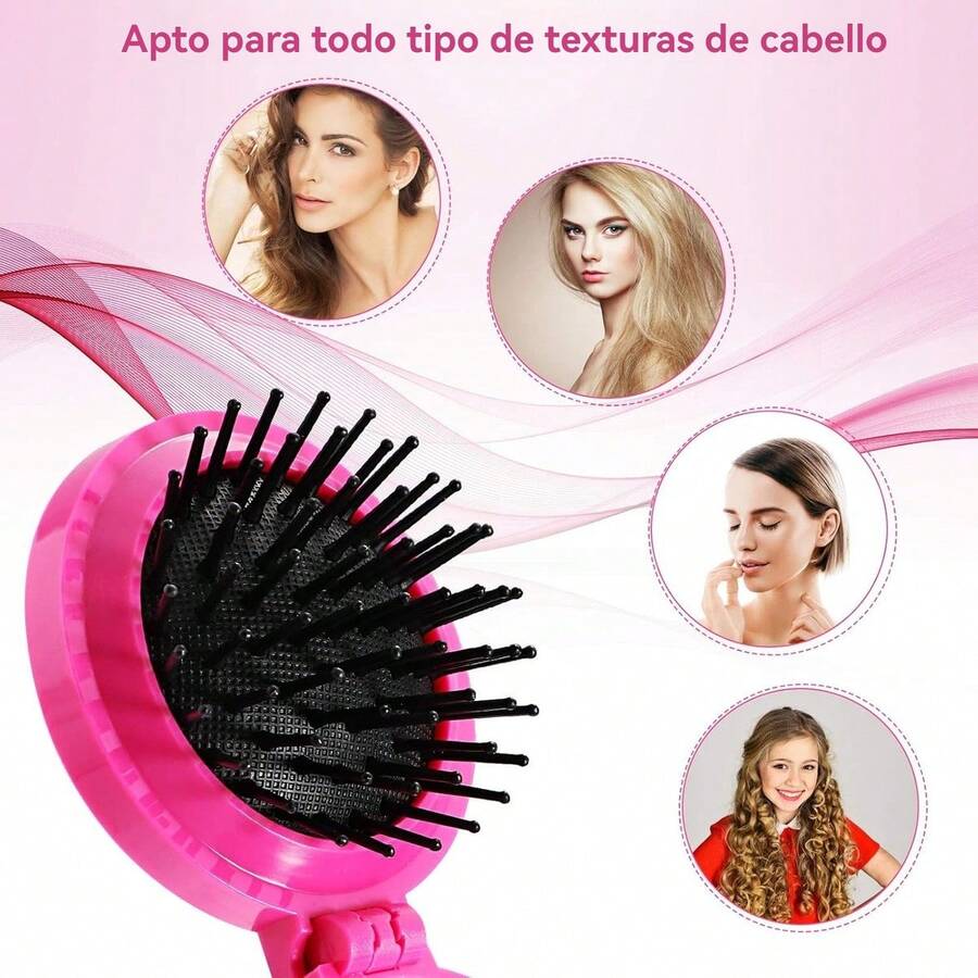 10pcs Espejos De Bolsillo Para Maquillaje Portátil Con Peine