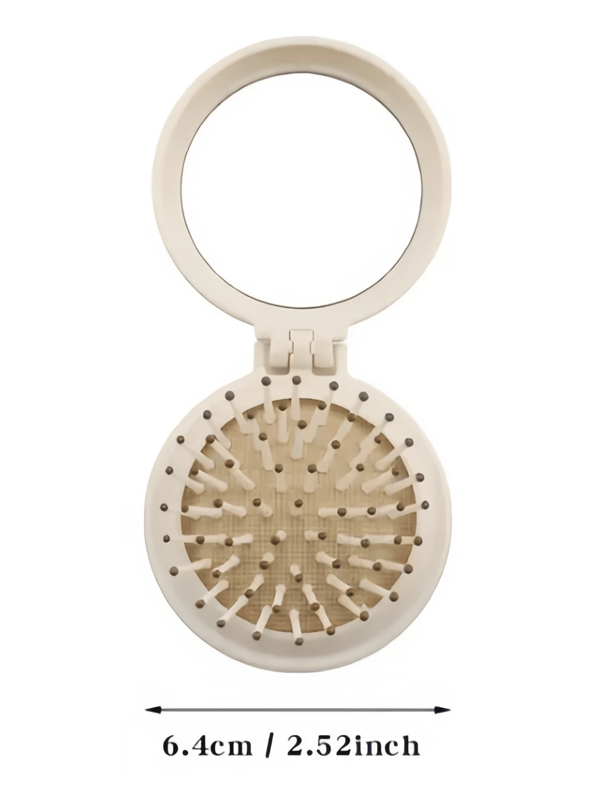 10pcs Espejos De Bolsillo Para Maquillaje Portátil Con Peine