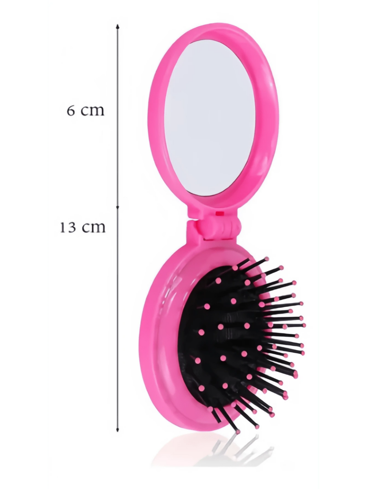 10pcs Espejos De Bolsillo Para Maquillaje Portátil Con Peine
