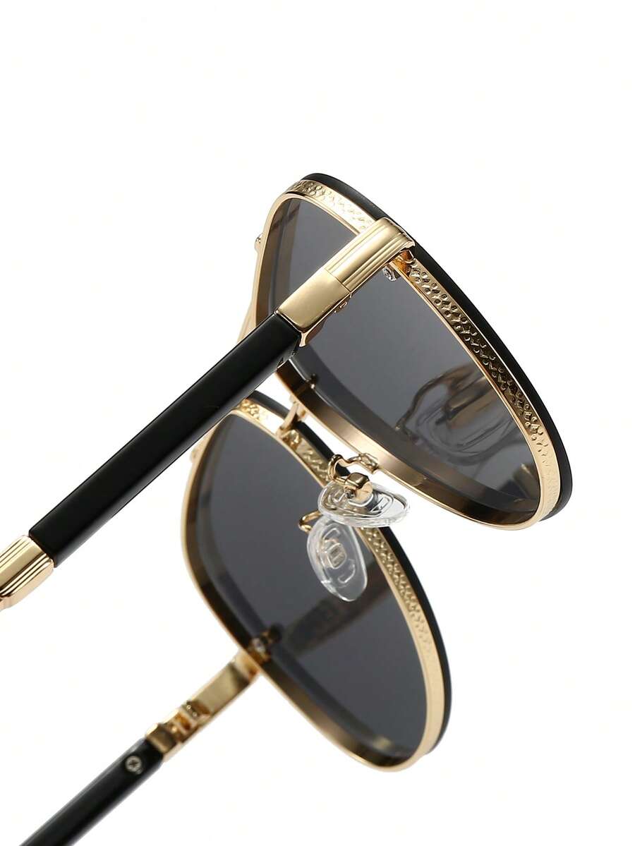 Gafas de aviador de lujo con doble haz