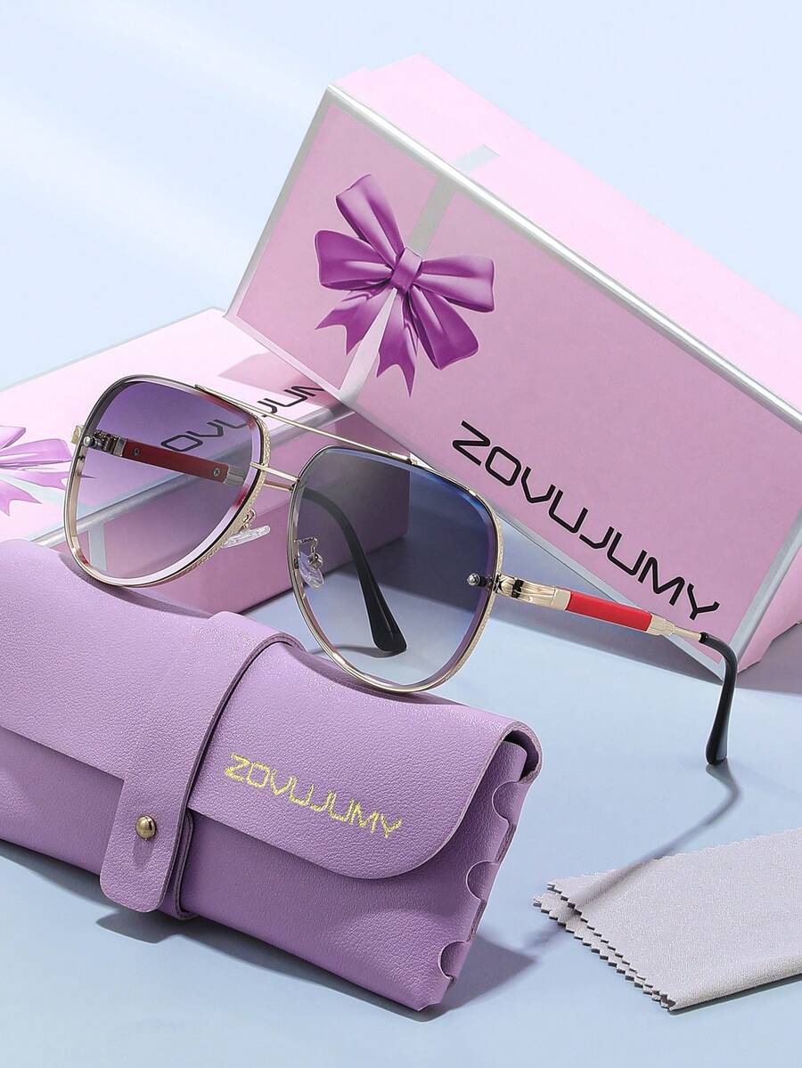 Gafas de aviador de lujo con doble haz