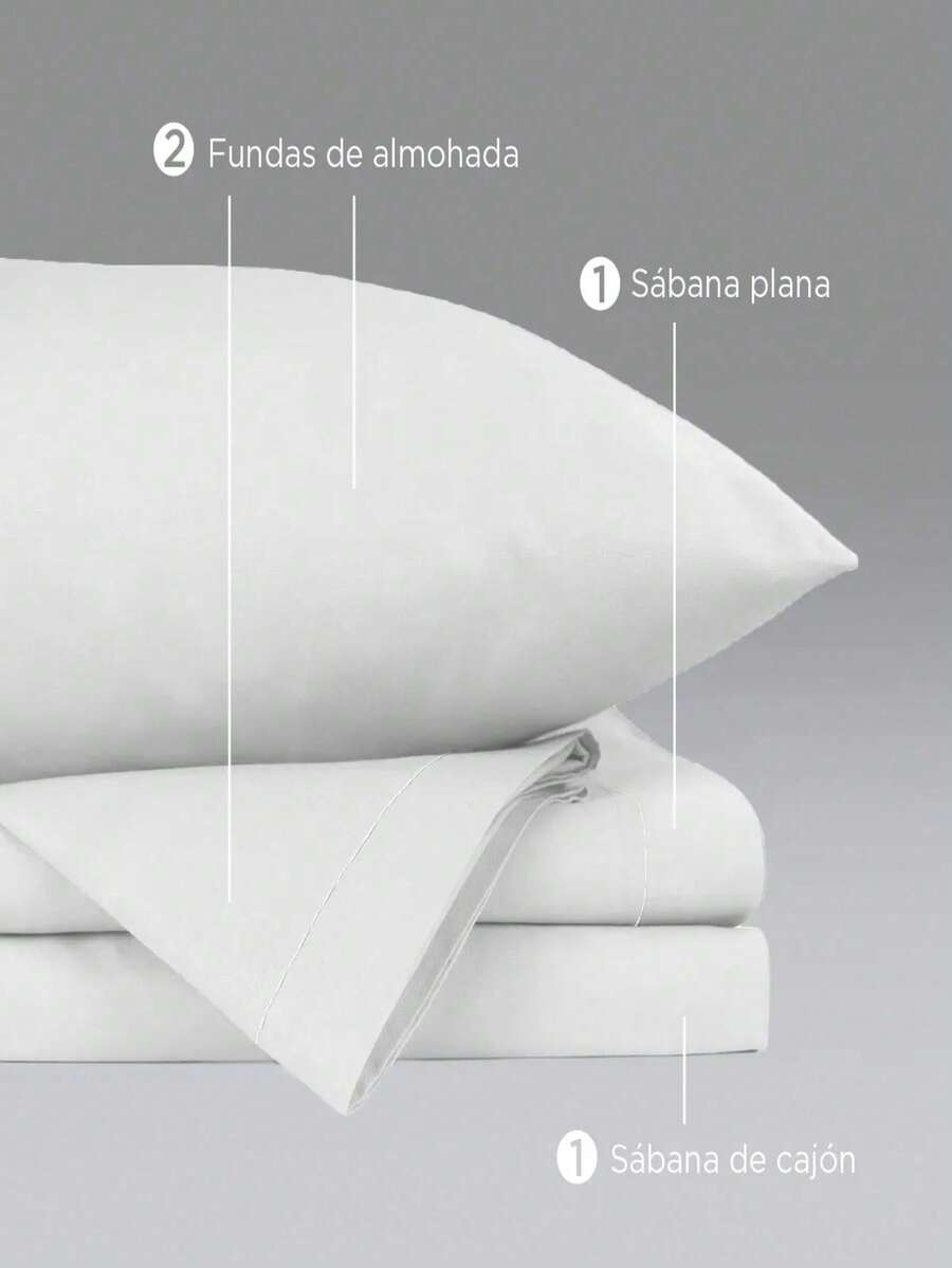 Juego de Sábanas de Microfibra Suave