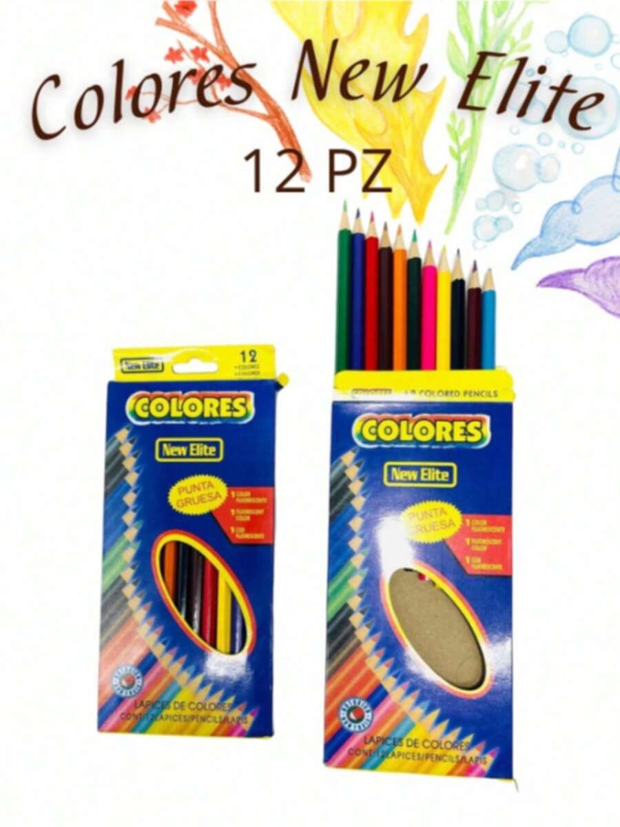 2 caja lápices de colores x12