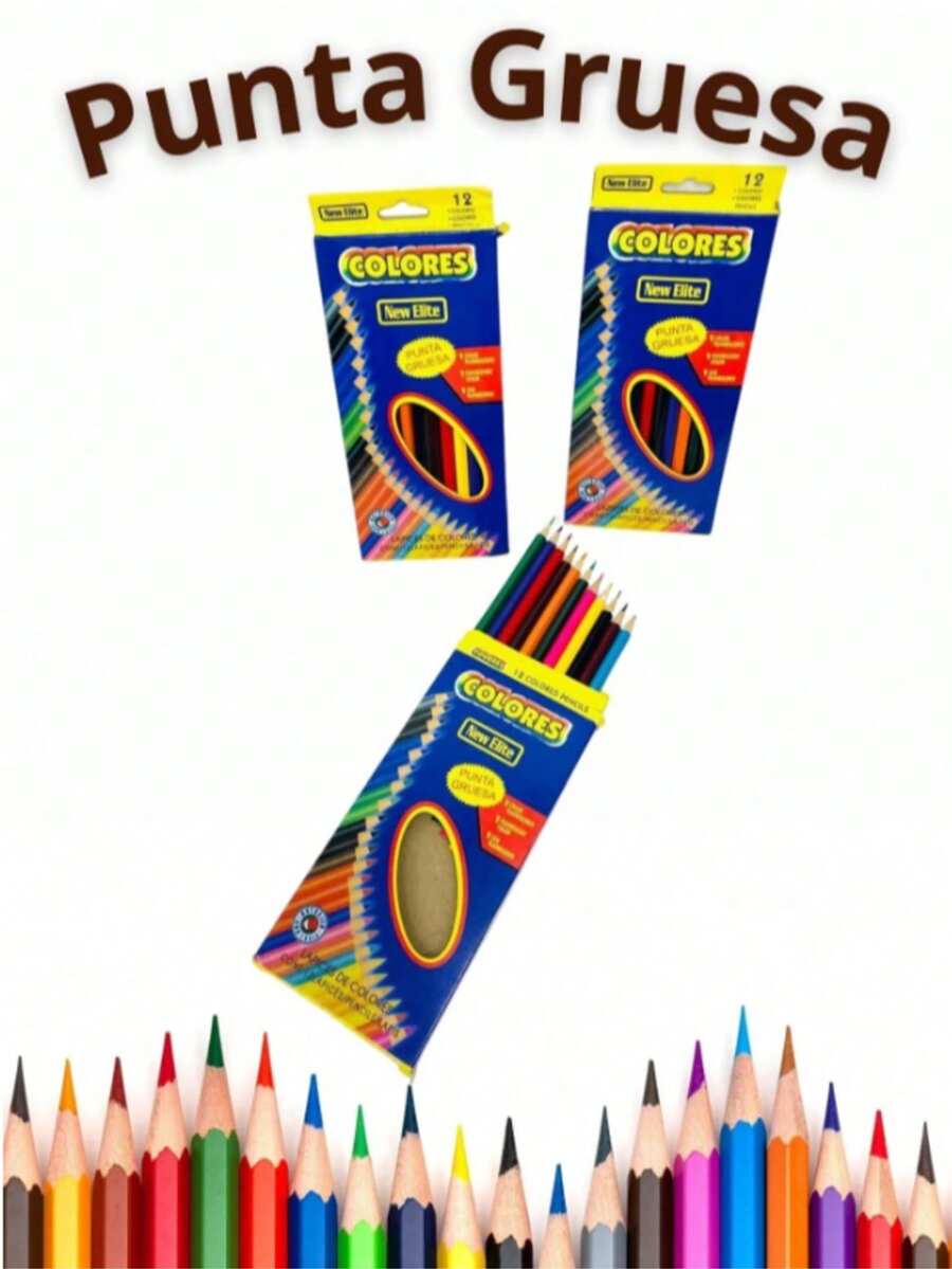 2 caja lápices de colores x12