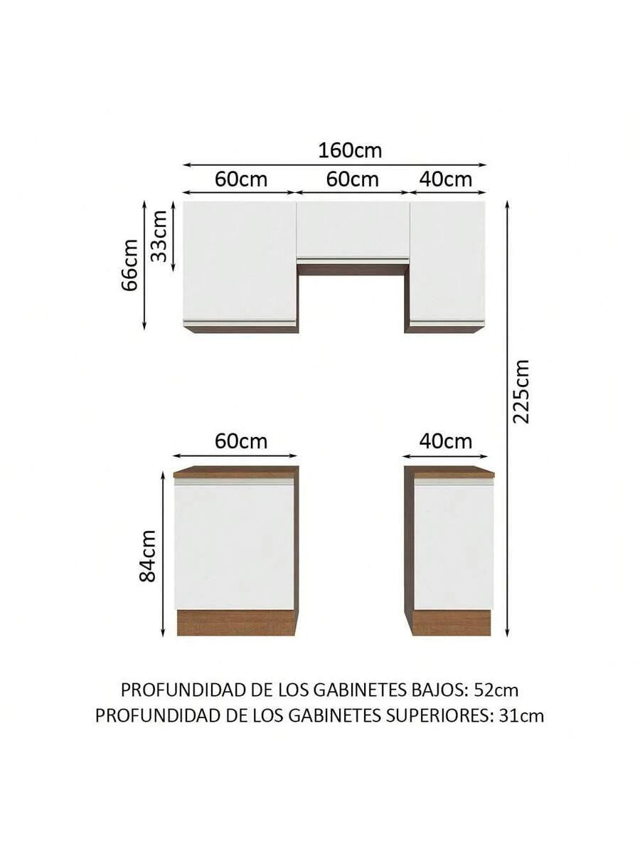 Cocina Integral 160cm