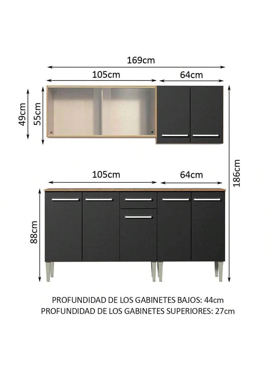 Cocina Integral 169cm