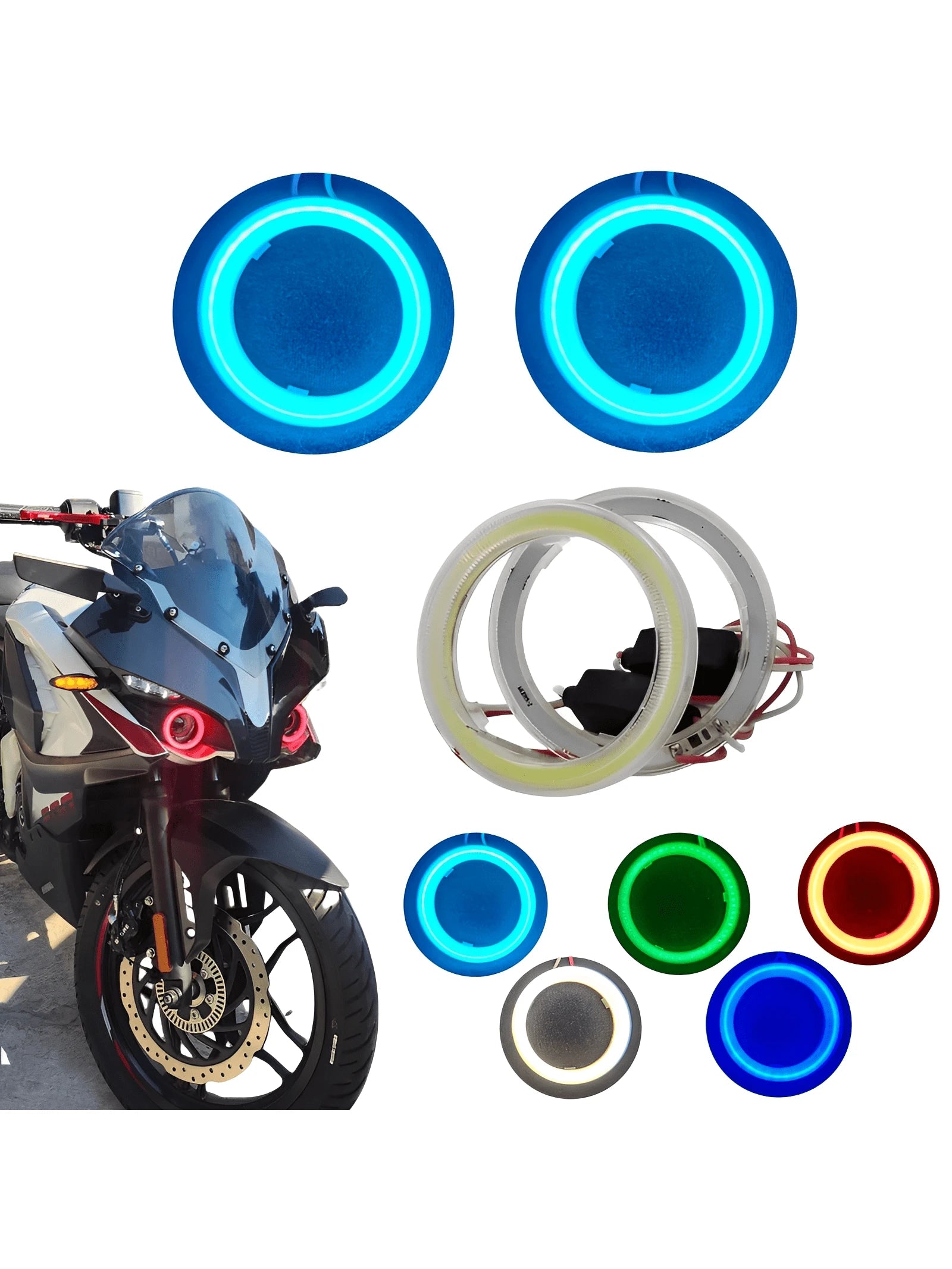 Aro Led Ojo Angel Anillo Super Brillante 60mm