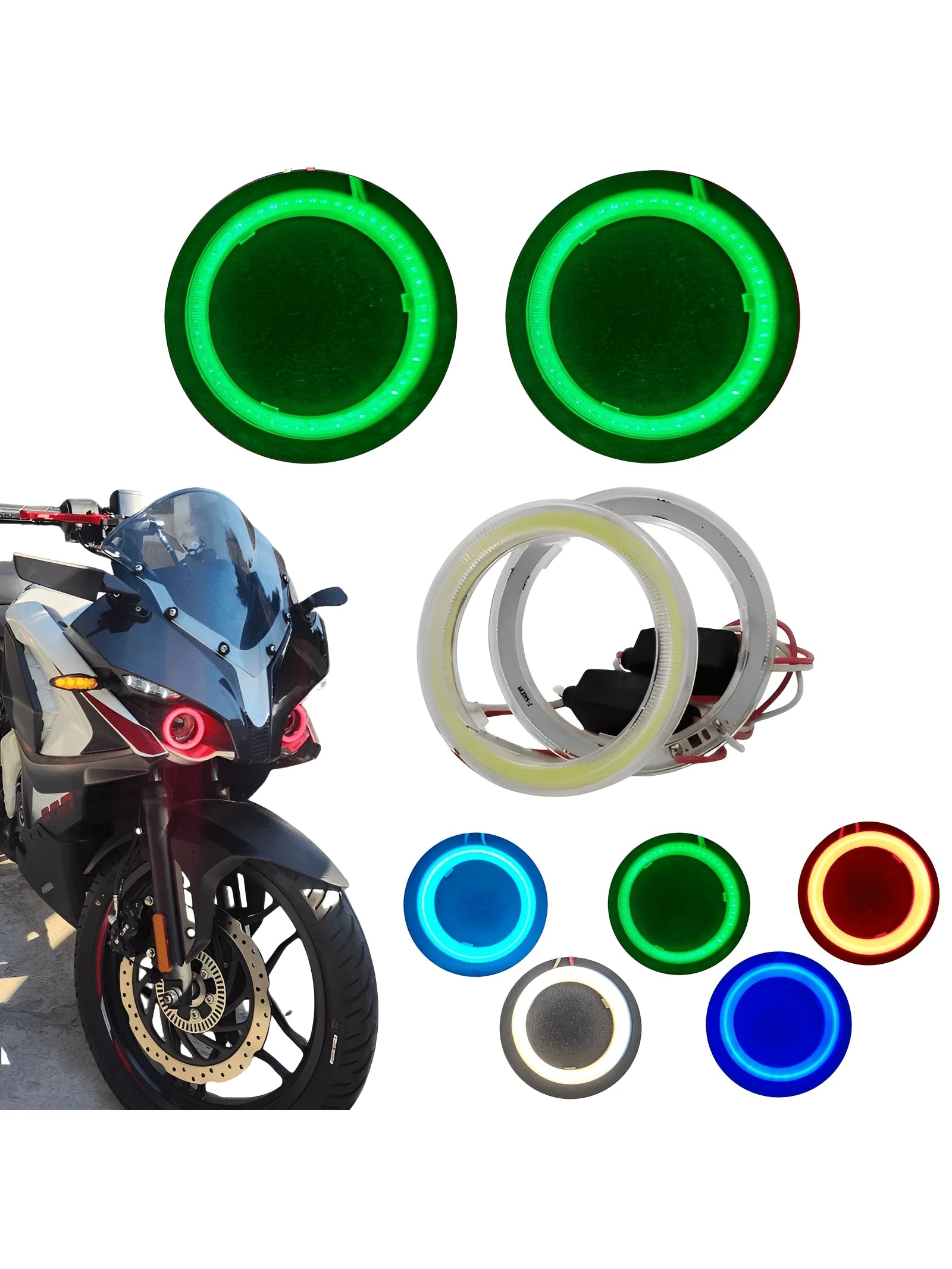 Aro Led Ojo Angel Anillo Super Brillante 60mm