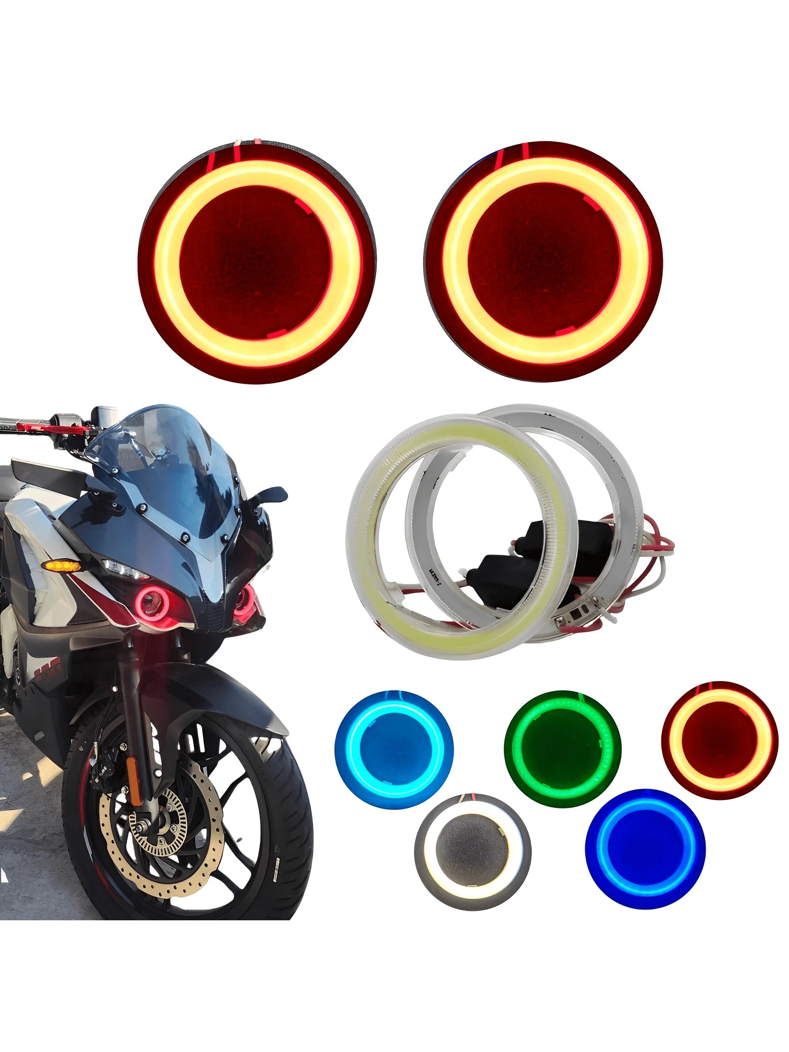 Aro Led Ojo Angel Anillo Super Brillante 60mm