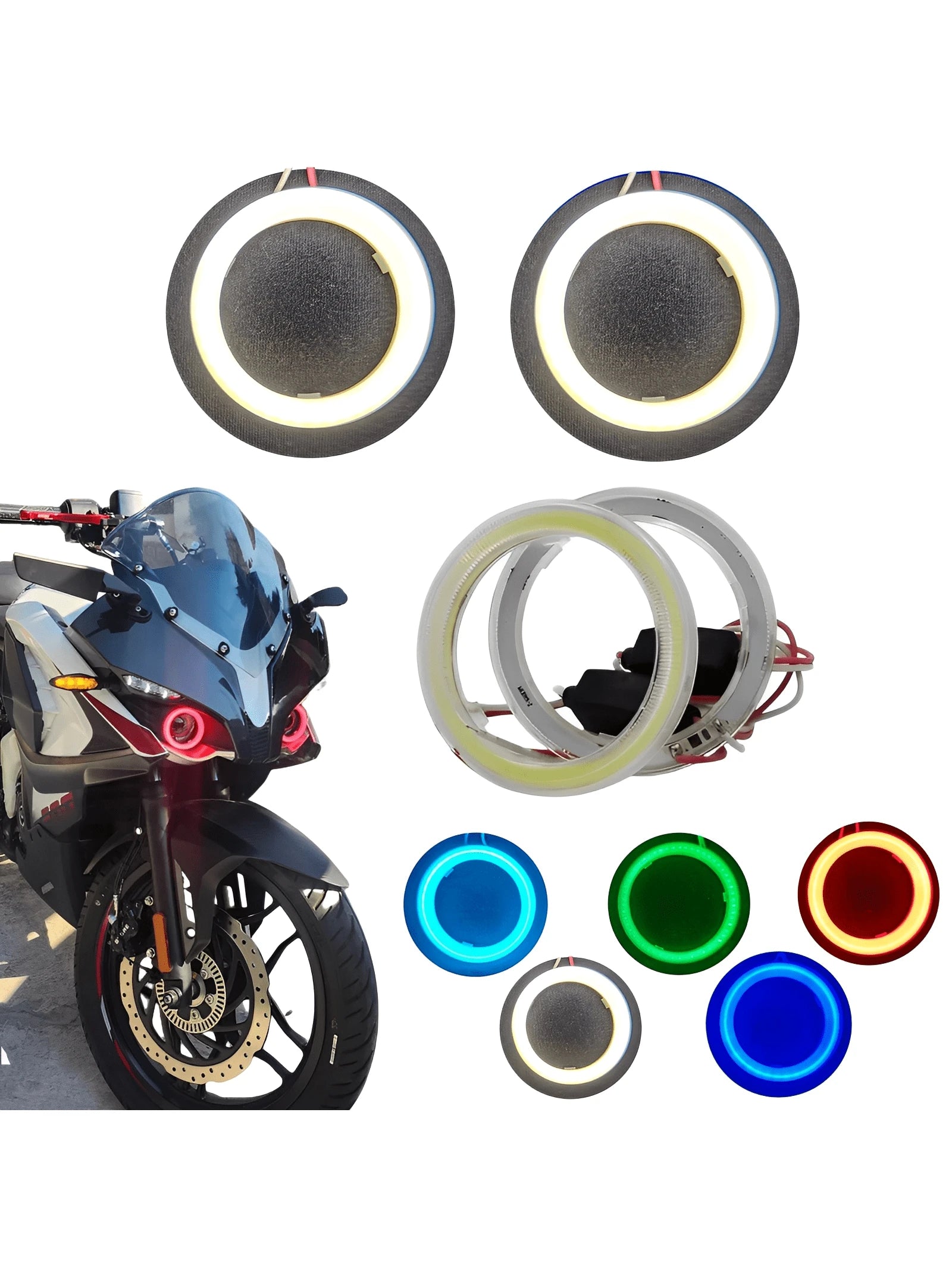 Aro Led Ojo Angel Anillo Super Brillante 60mm