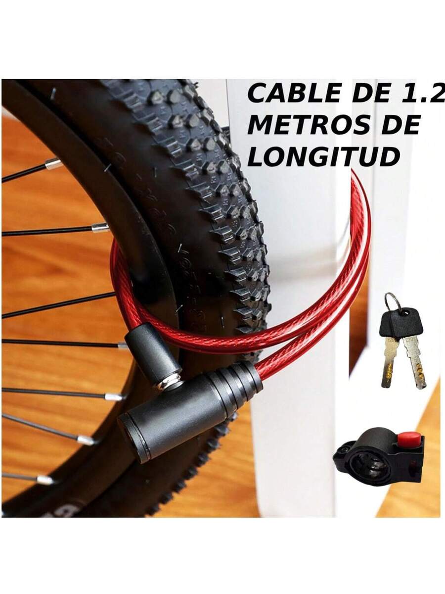 Vmingo Candado Cable Bici Cadena Reforzado