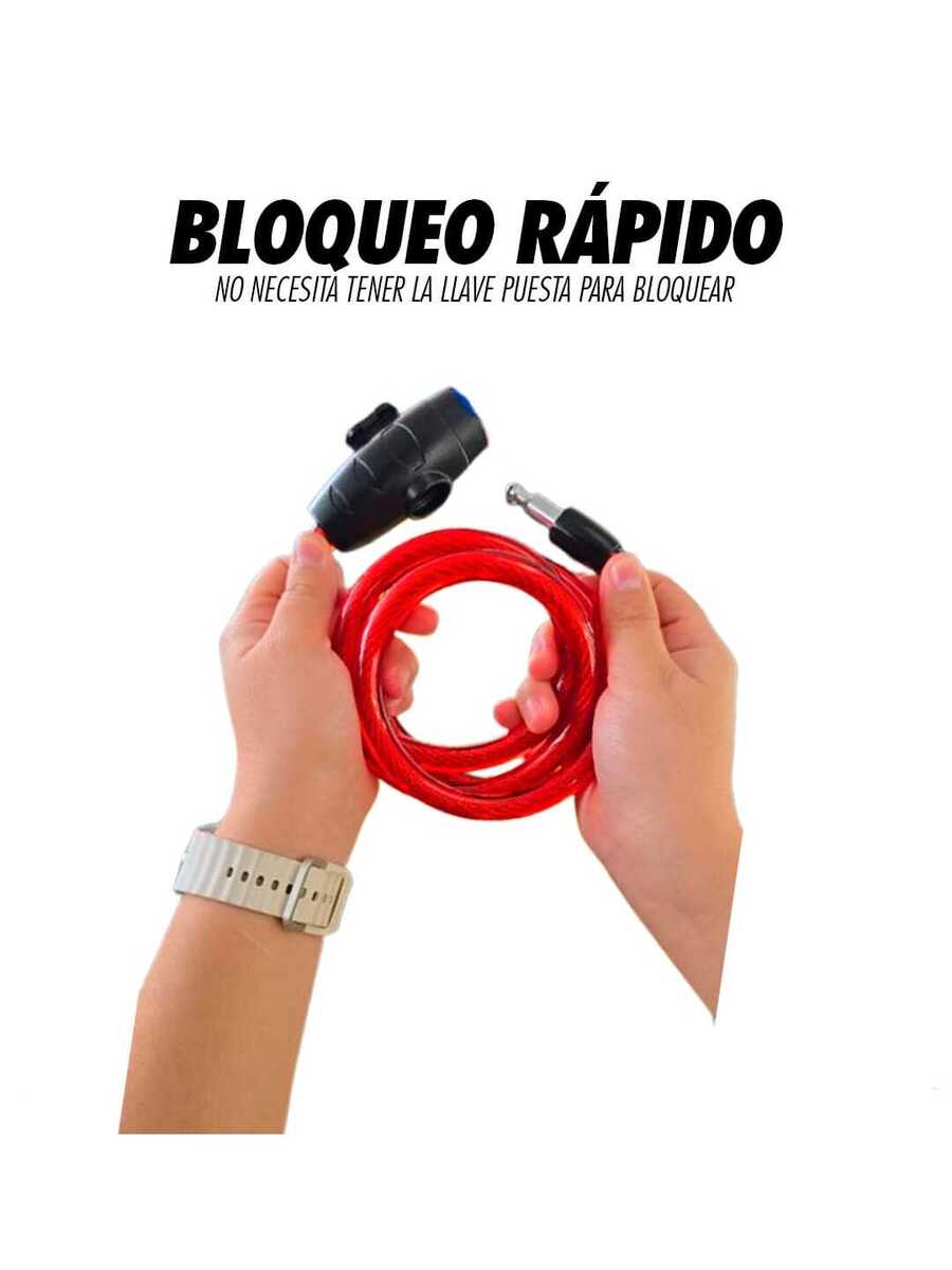 Vmingo Candado Cable Bici Cadena Reforzado
