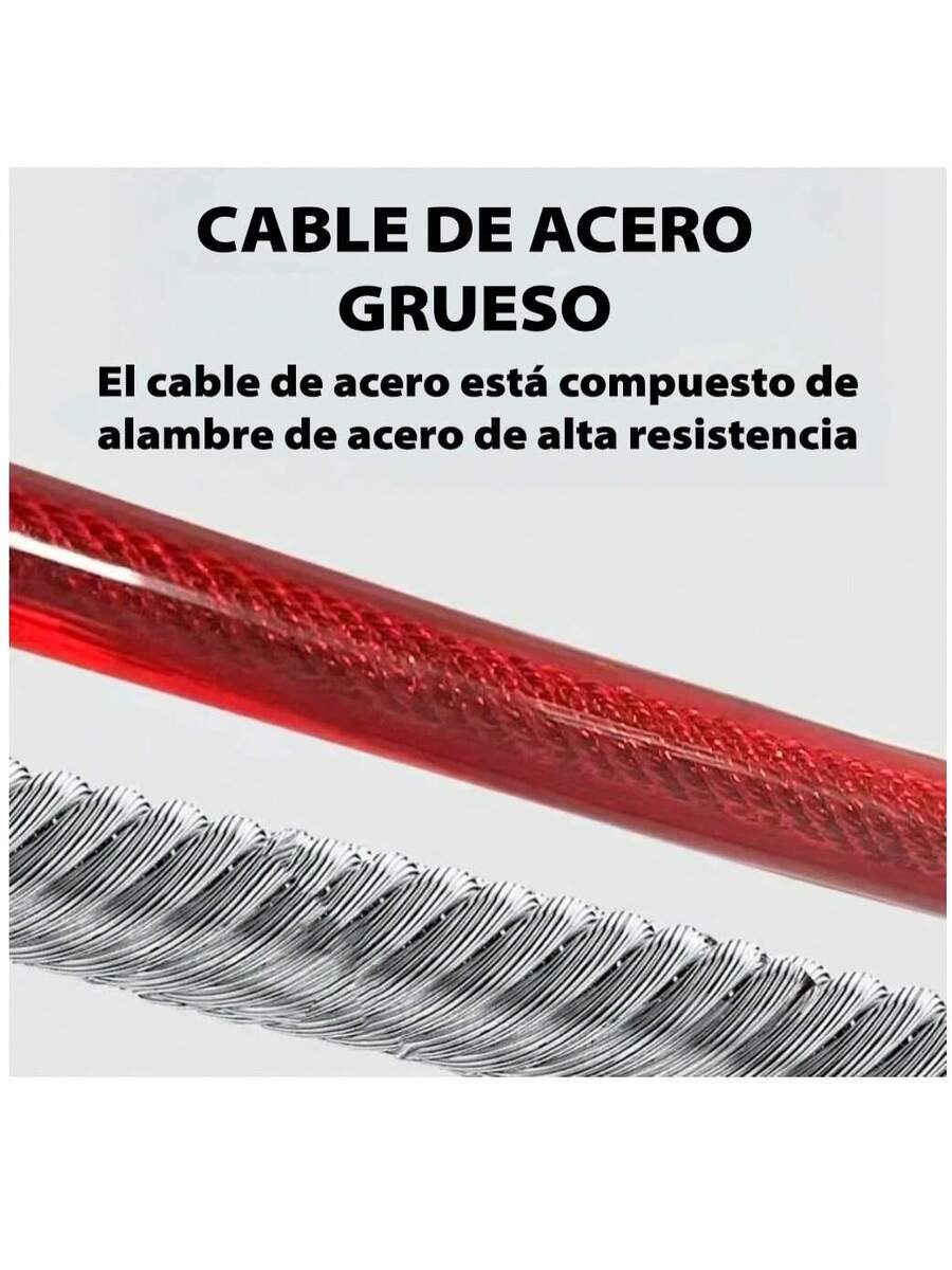 Vmingo Candado Cable Bici Cadena Reforzado
