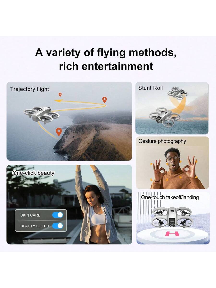Minidron de 3 baterías