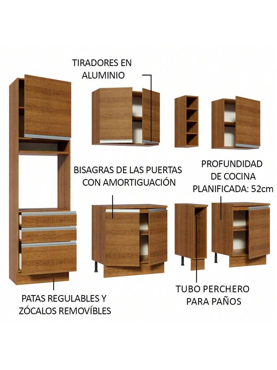 Cocina Integral Completa Modular Madesa
