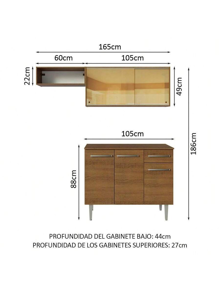 Cocina Integral Completa Modular Madesa