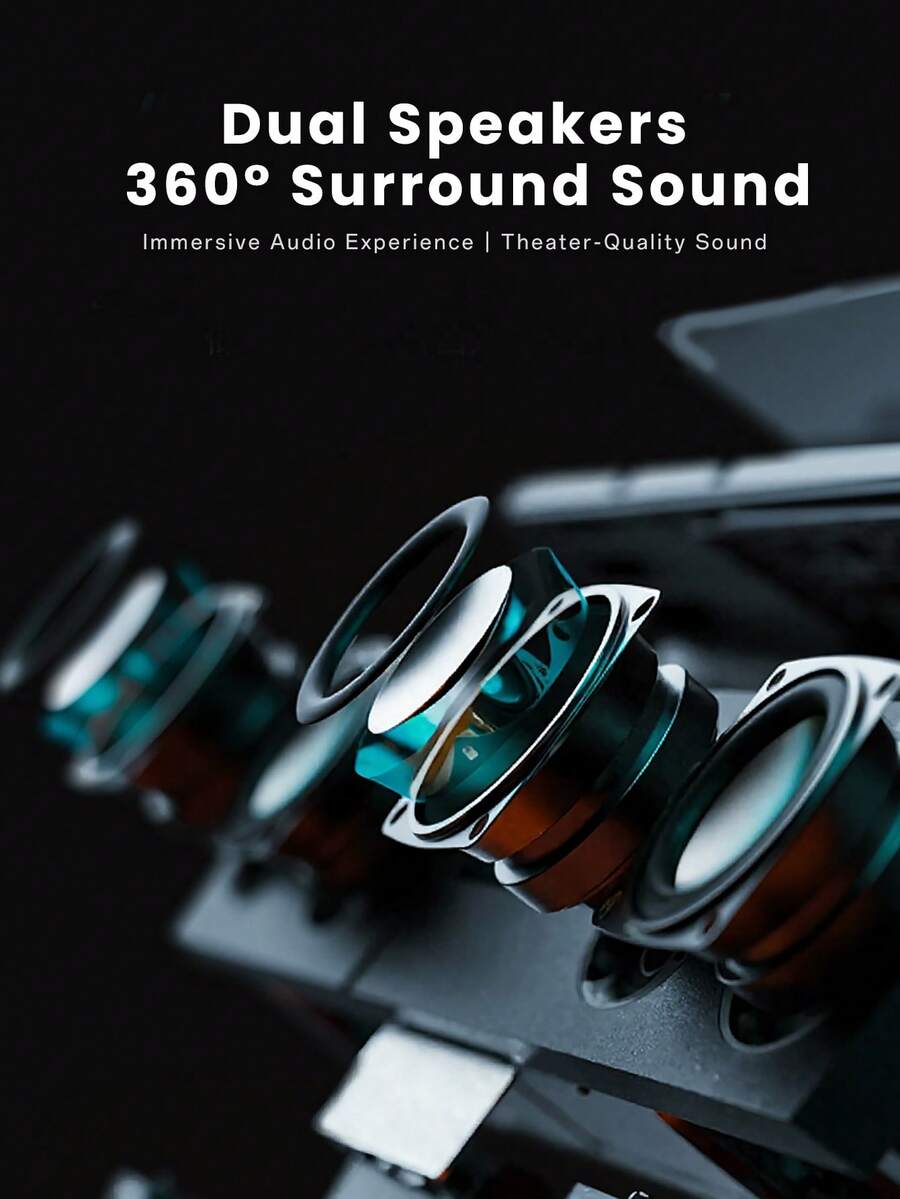 Kinglucky Altavoz inalámbrico con subwoofer