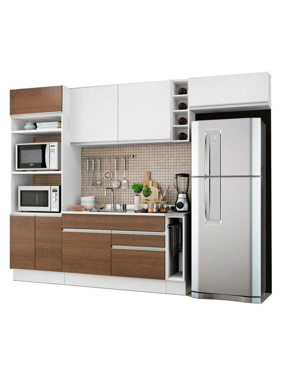 Cocina Integral Completa Modular Madesa Glamy 290cm