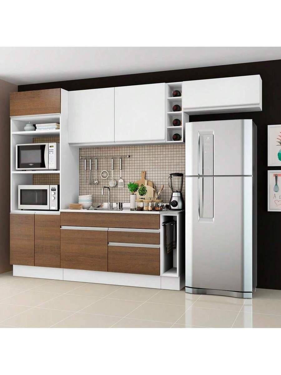 Cocina Integral Completa Modular Madesa Glamy 290cm