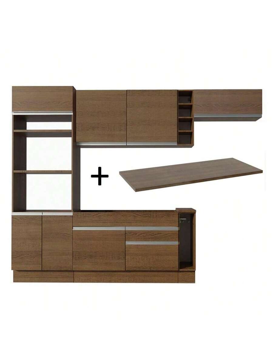 Cocina Integral Completa Modular Madesa Glamy 290cm