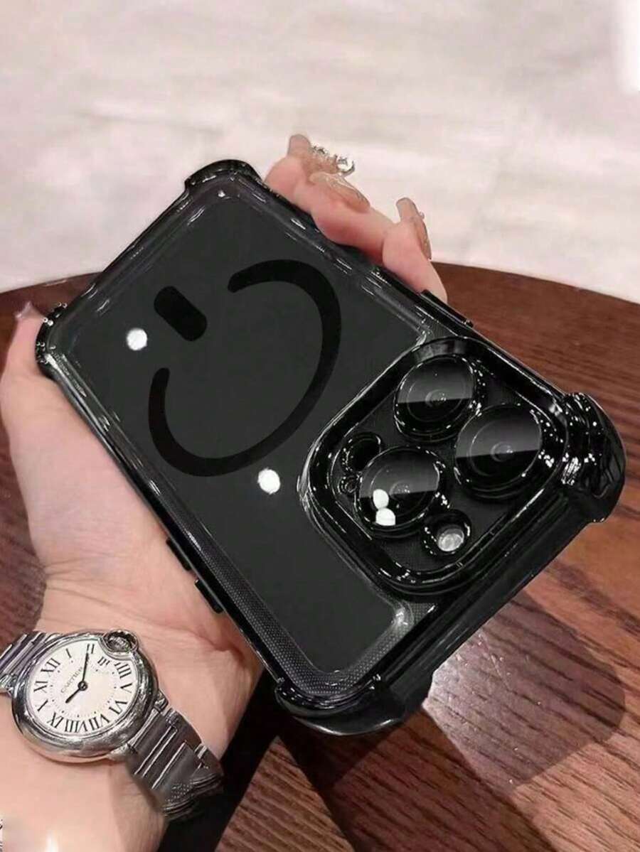 Funda de teléfono básica premium con electrochapado transparente