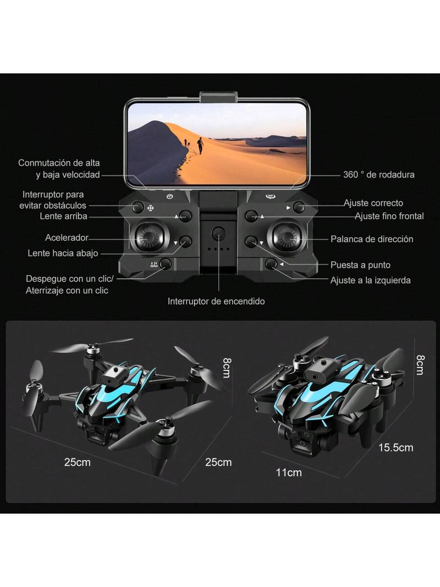 Drone profesional K12 MAX con cámara