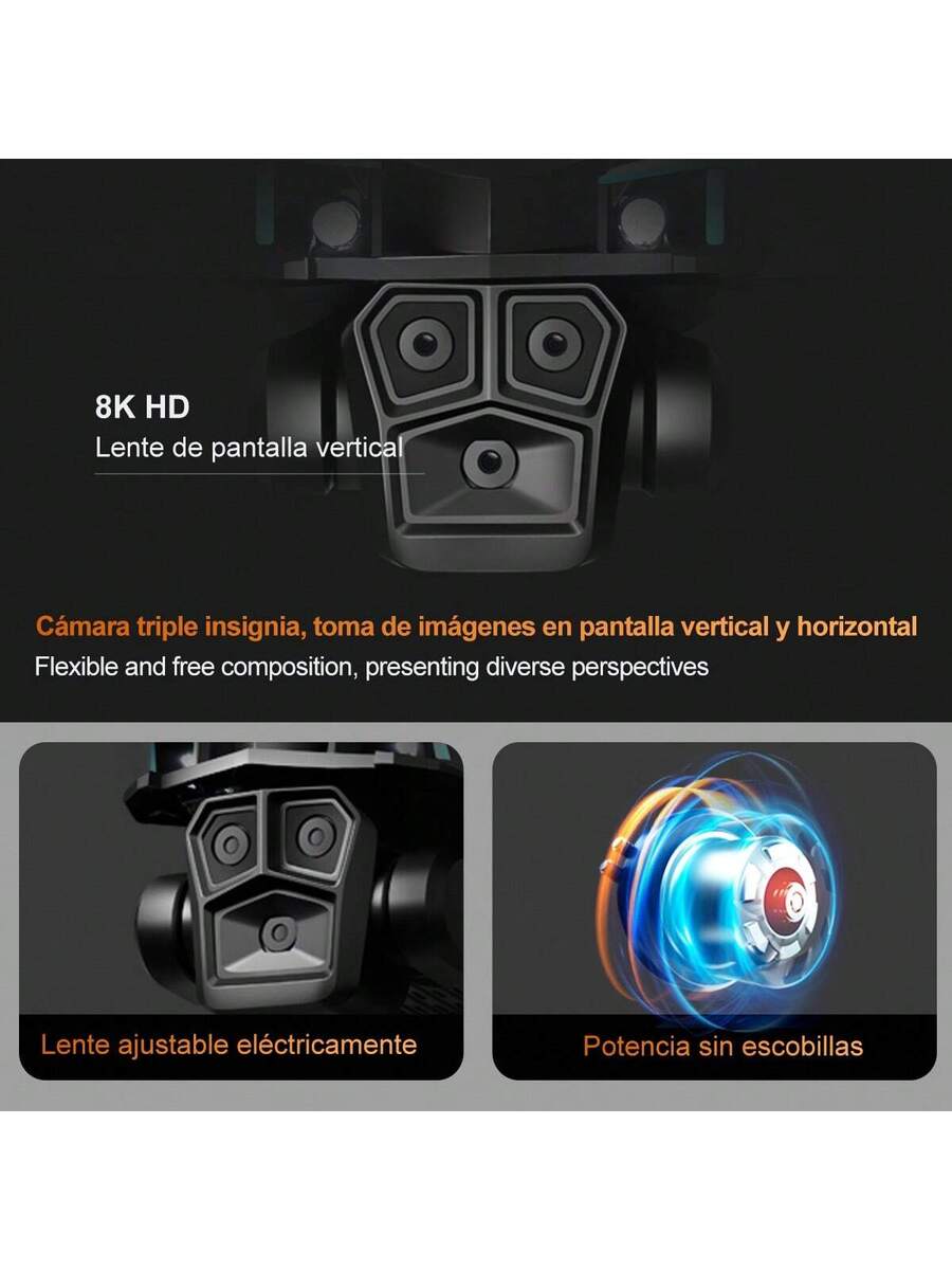 Drone profesional K12 MAX con cámara