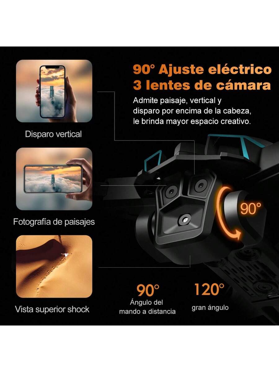 Drone profesional K12 MAX con cámara