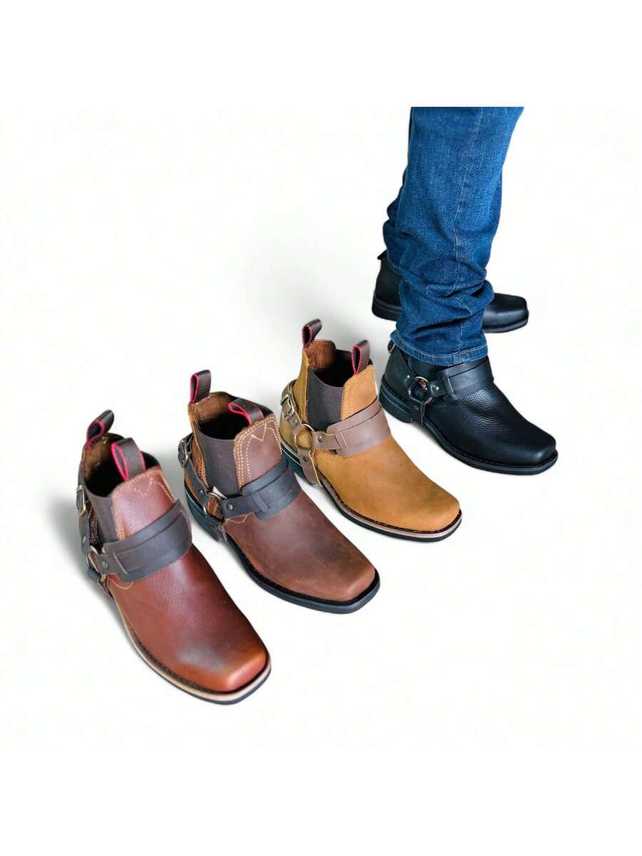 BOTAS EN PIEL CABALLERO VERSATILES USO RUDO