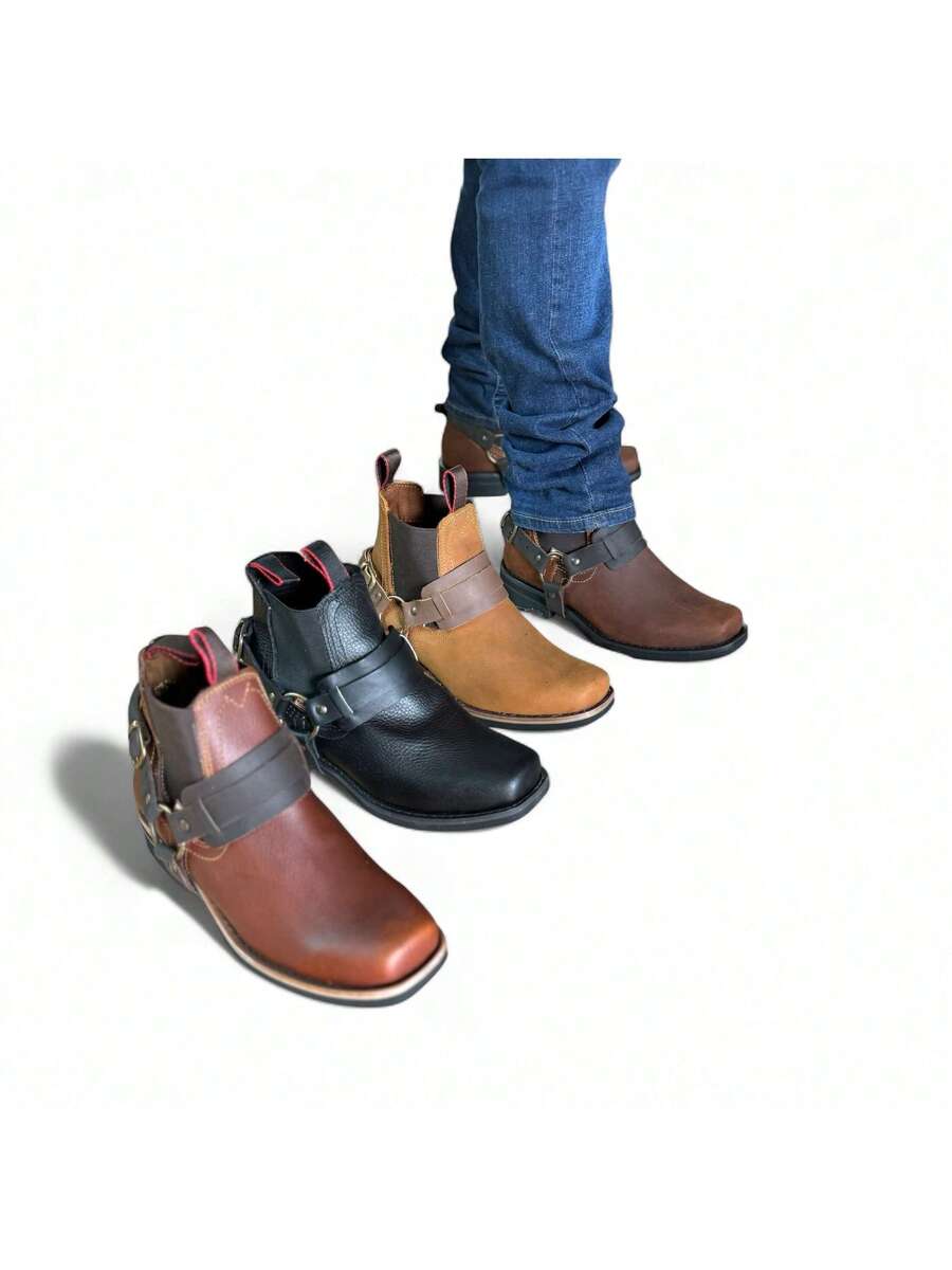 BOTAS EN PIEL CABALLERO VERSATILES USO RUDO