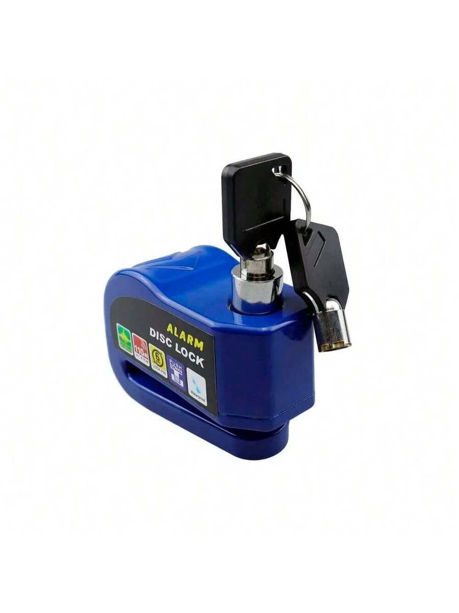 Alarma Candado Motocicleta Bicicleta Antirrobo Impermeable Freno de Disco Bloqueo