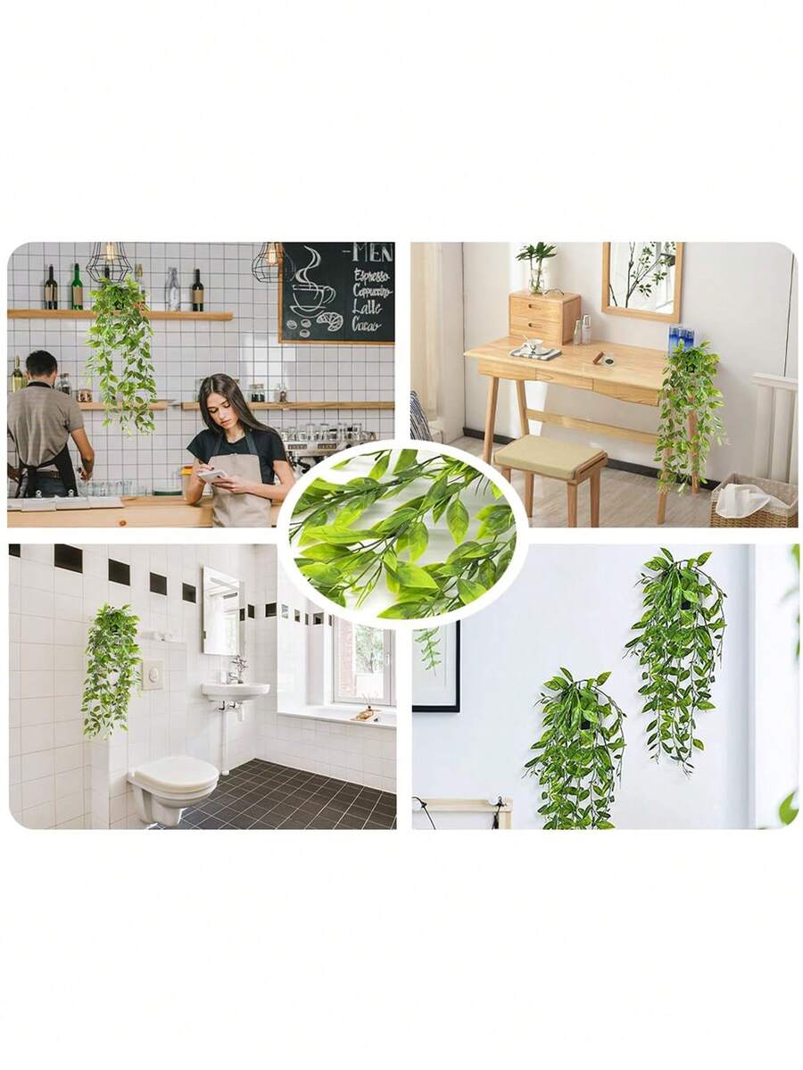 Plantas artificiales, Plantas en maceta colgantes