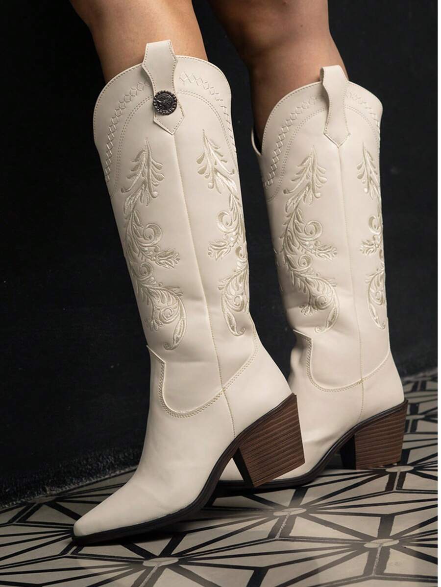 Botas estilo vaquero de media caña western