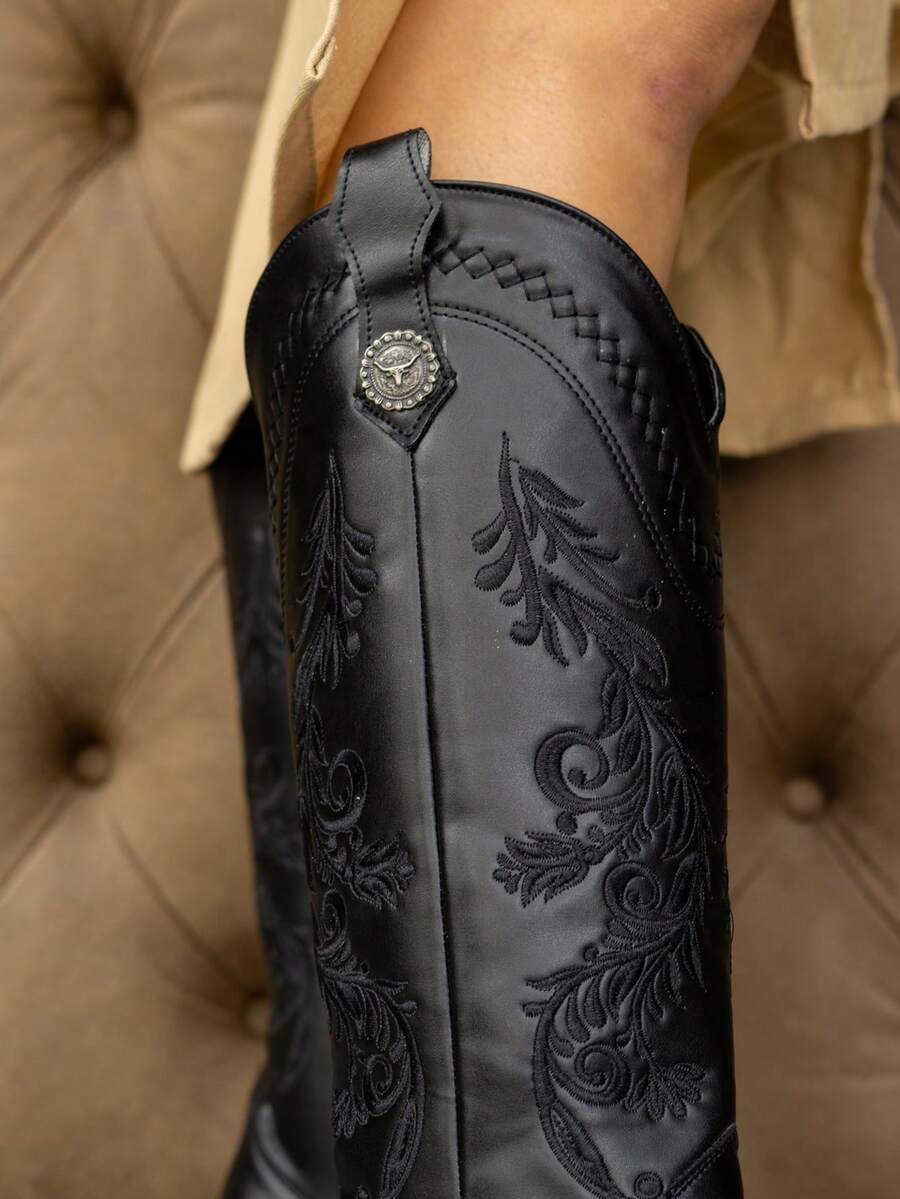 Botas estilo vaquero de media caña western