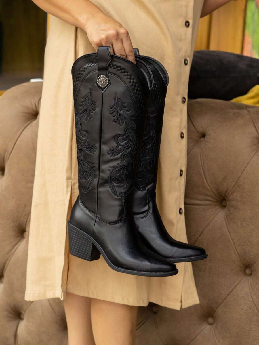 Botas estilo vaquero de media caña western