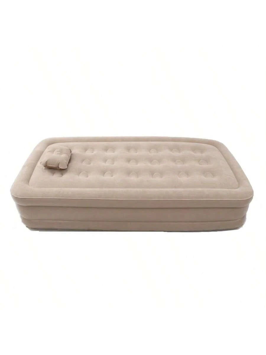 Colchón Inflable 190*100*40cm con Bomba Integrada - Cama de Aire Incluye Funda de Almacenaje + 1 Almohadas - Para Casa, Camping o Visitantes