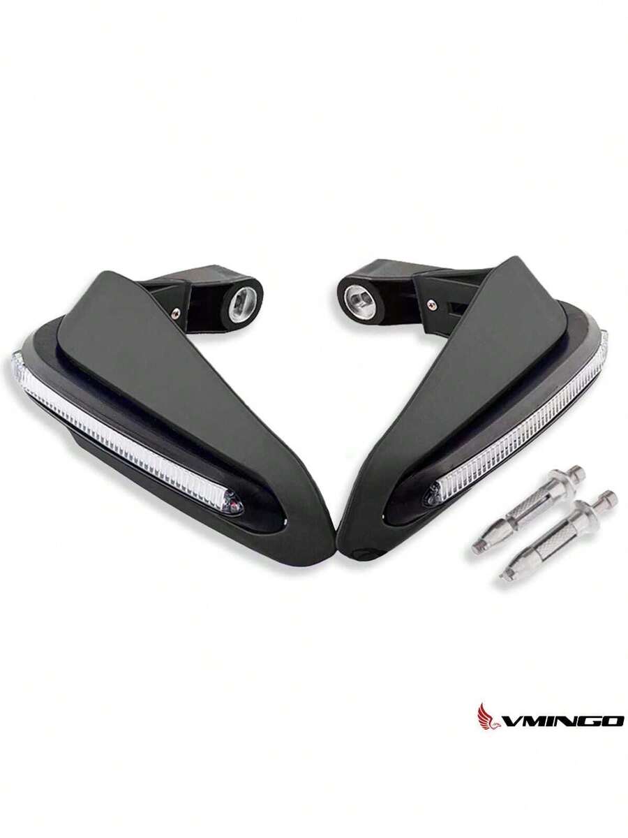 Cubre Puños Moto Luz BLANCA Universal Sin Hueco