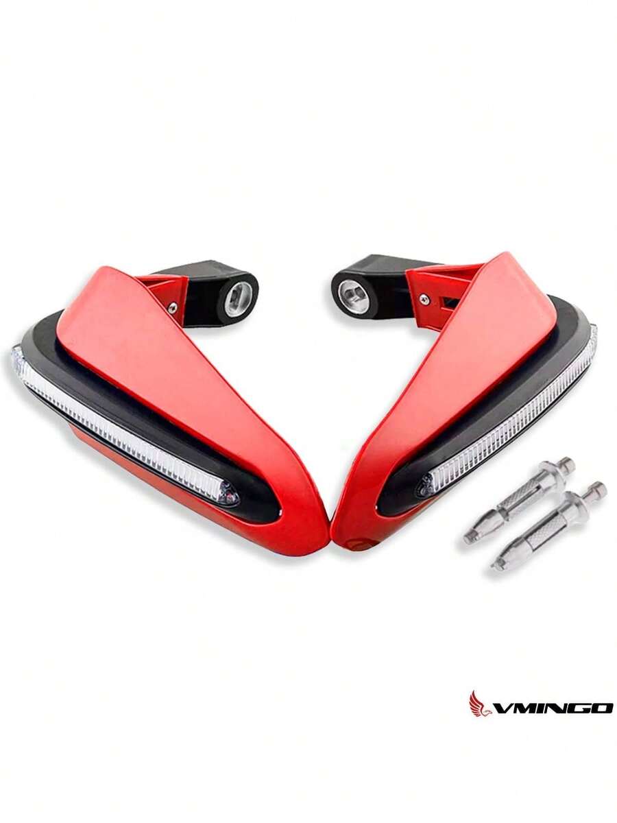 Cubre Puños Moto Luz BLANCA Universal Sin Hueco
