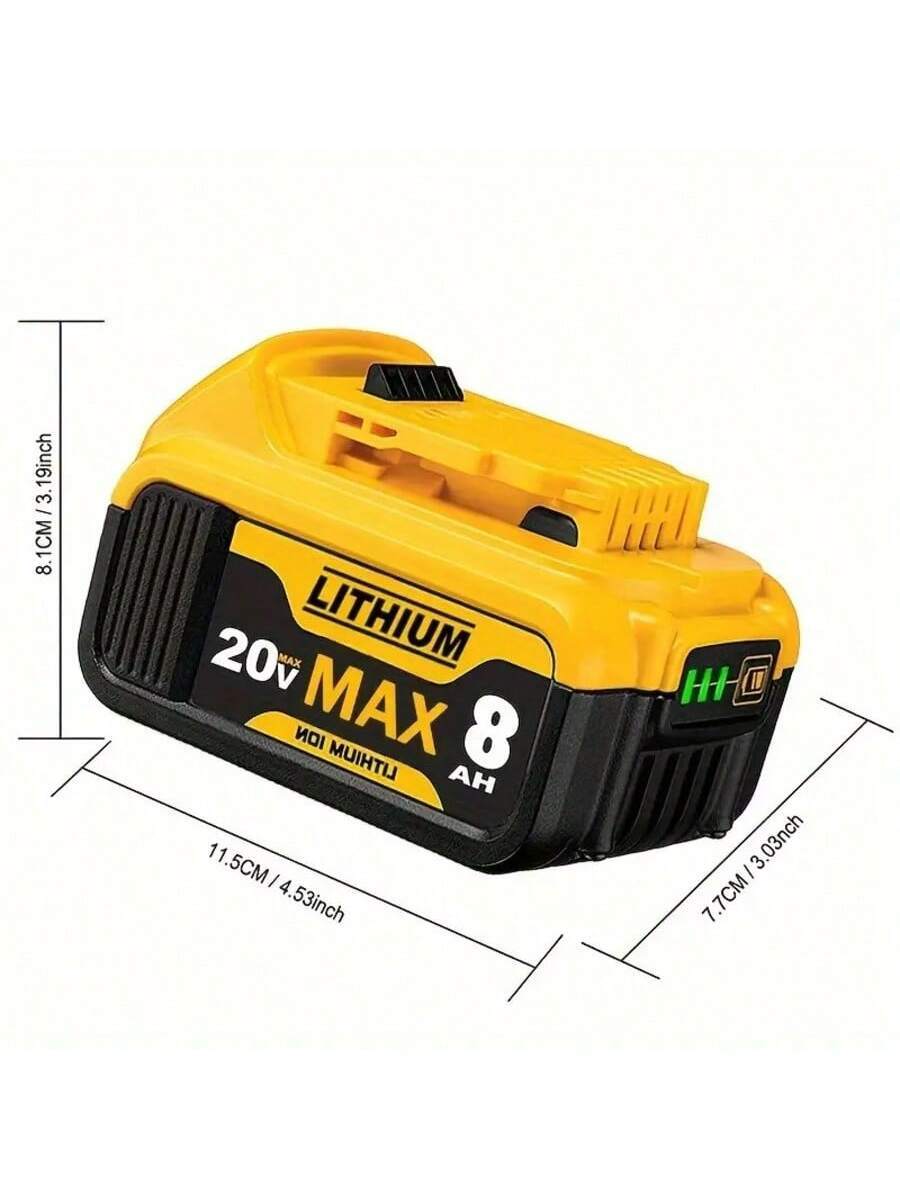 Baterías 8.0Ah para DCB200 20V MAX XR 8.0 Íon Litio