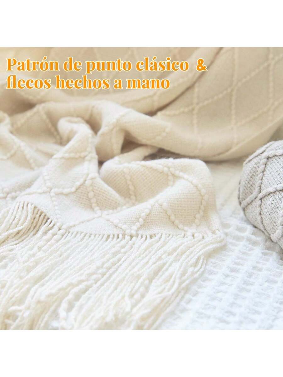 Manta de Punto para Sofá
