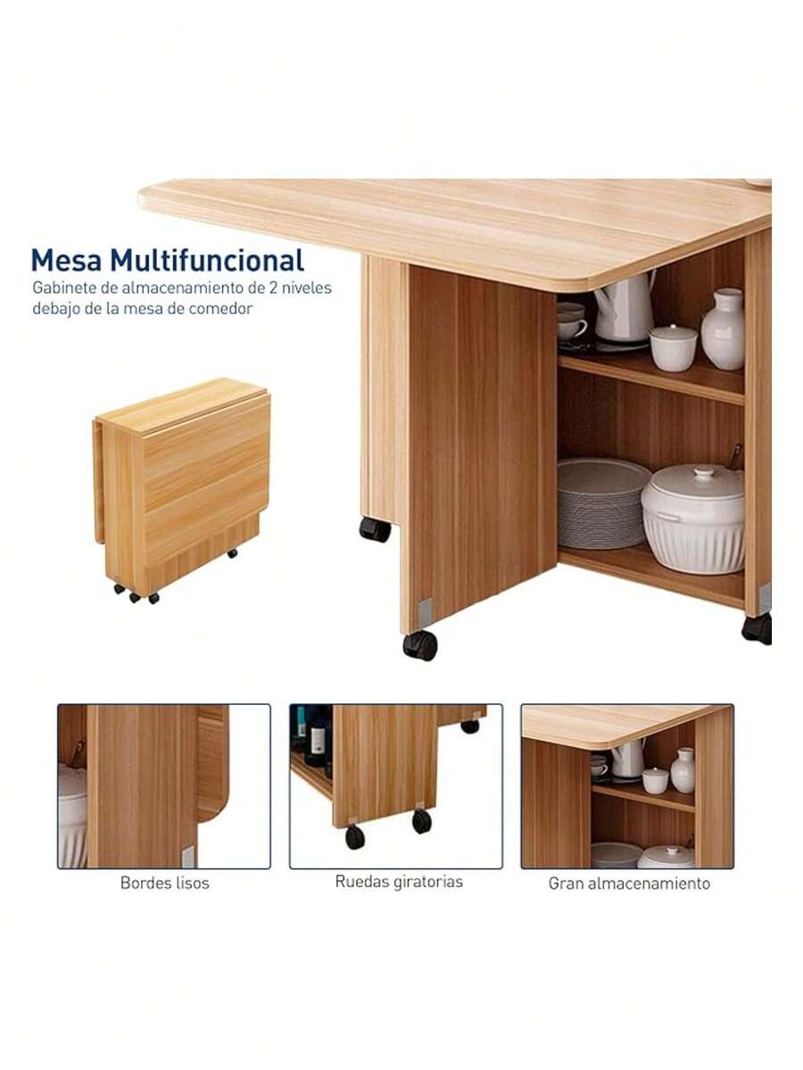 Mesa Plegable de Madera