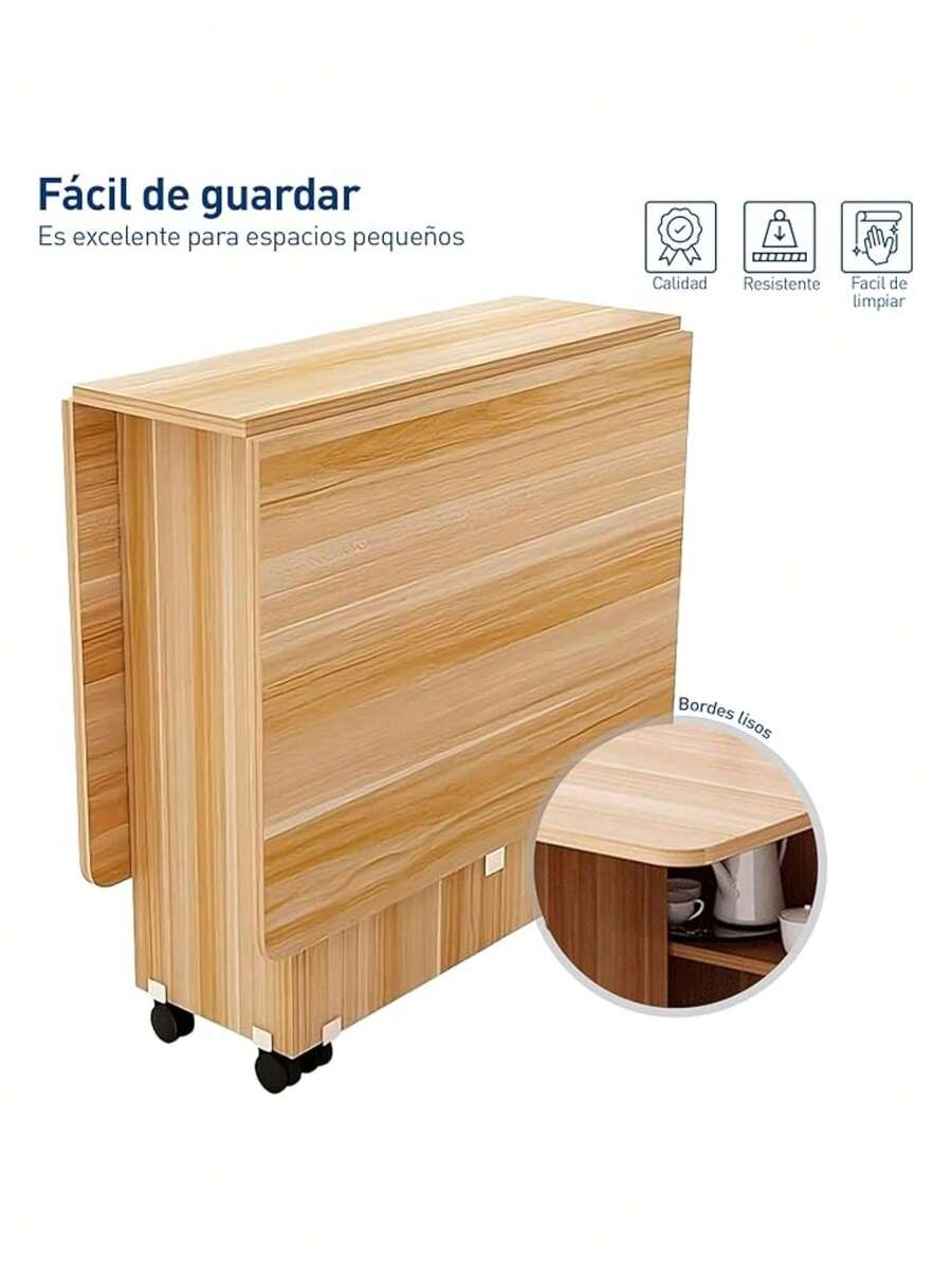 Mesa Plegable de Madera
