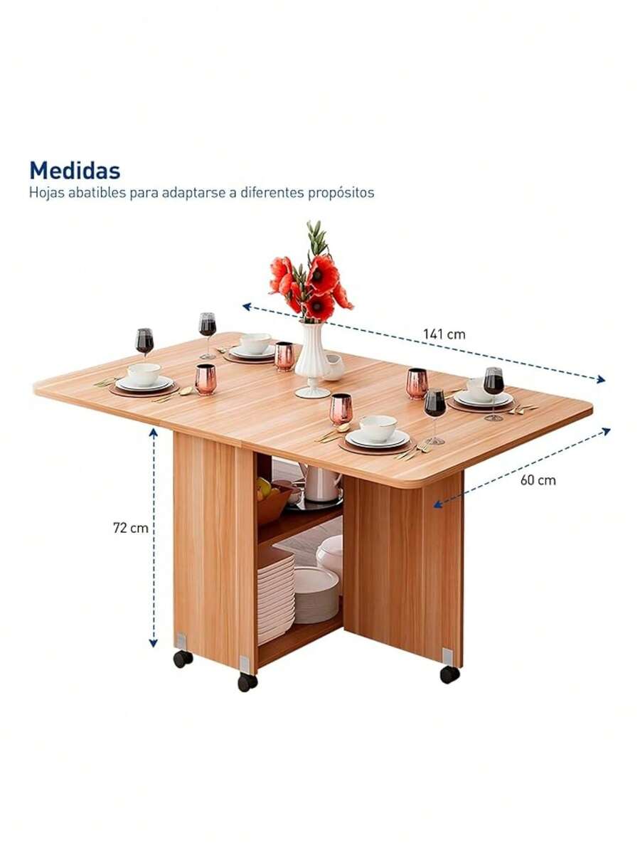 Mesa Plegable de Madera
