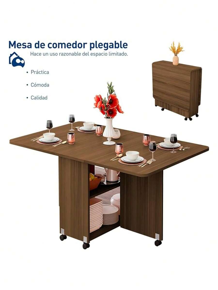 Mesa Plegable de Madera