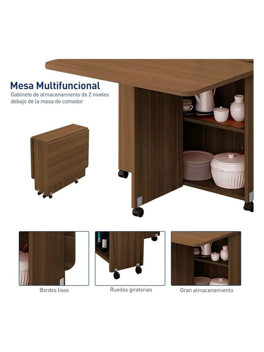 Mesa Plegable de Madera