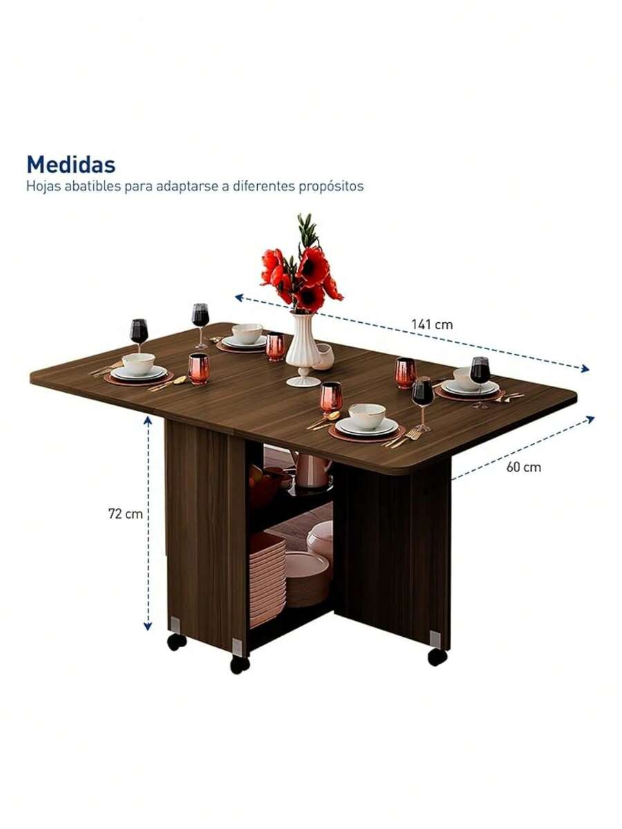 Mesa Plegable de Madera